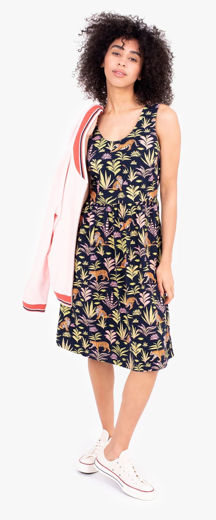 Brakeburn Womens 'Botanical Tiger Dress '- Multicoloured