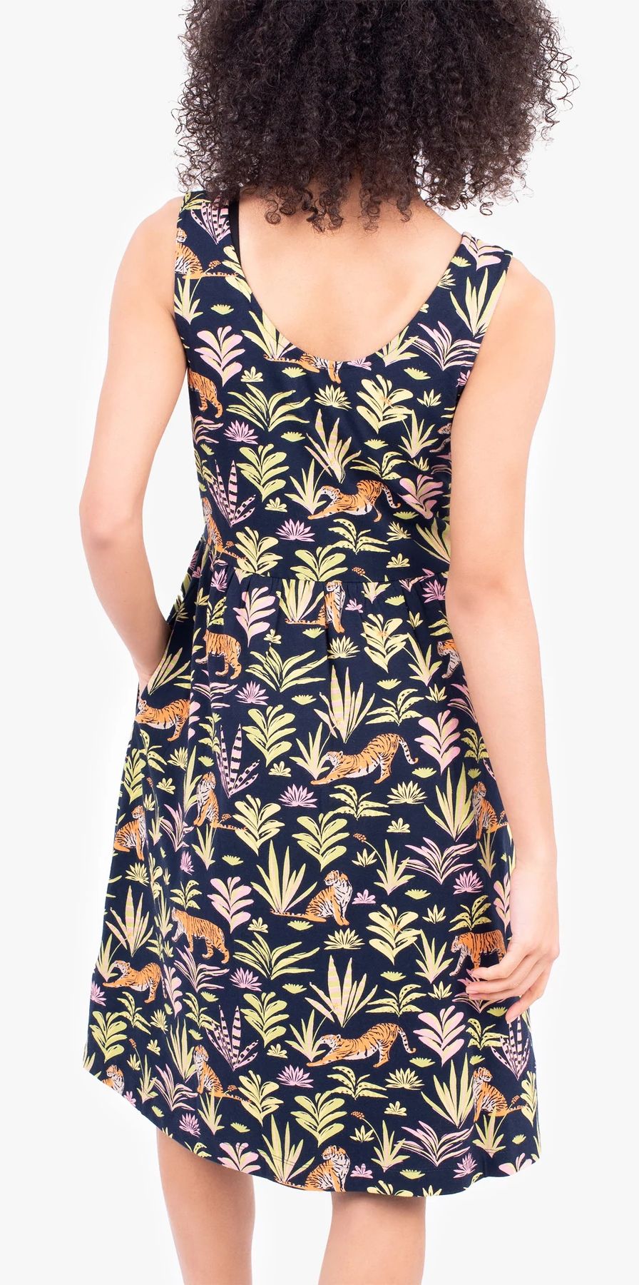 Brakeburn Womens 'Botanical Tiger Dress '- Multicoloured
