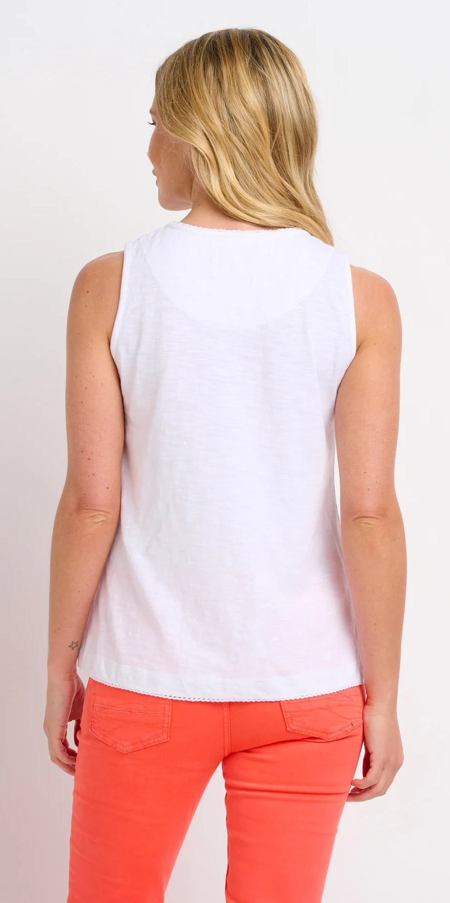 Brakeburn Womens 'Effie' Vest - White