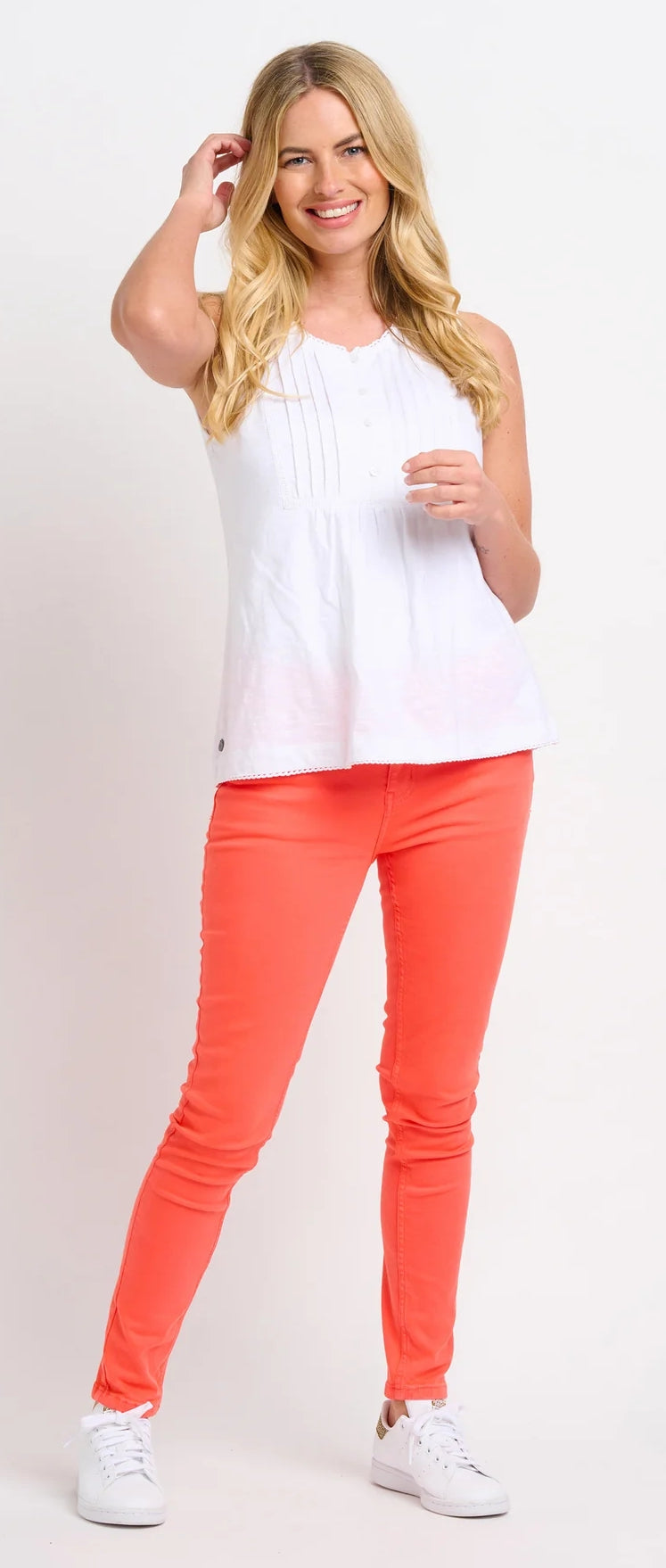 Brakeburn Womens 'Effie' Vest - White