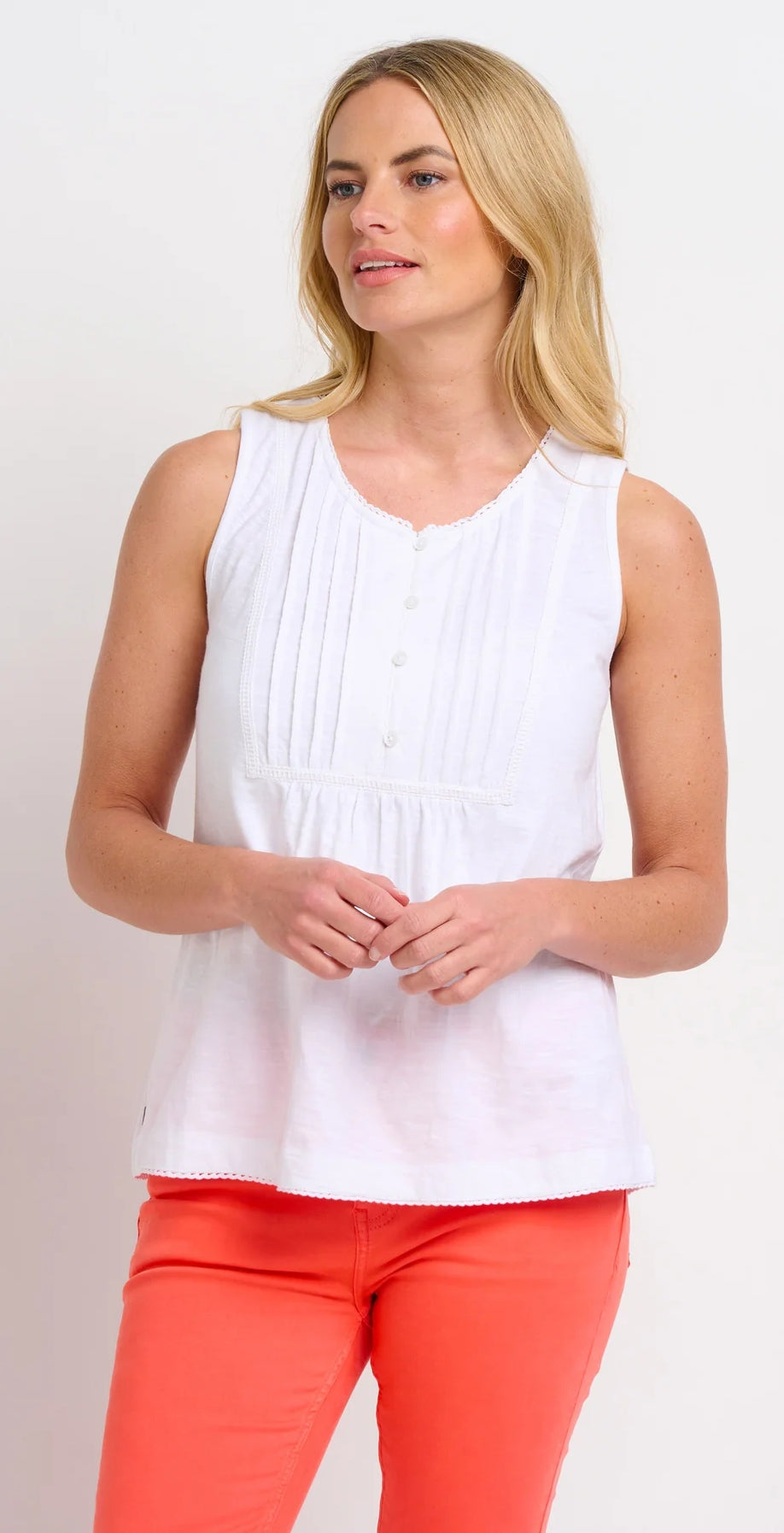 Brakeburn Womens 'Effie' Vest - White