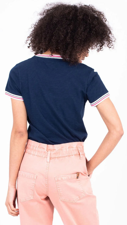 Brakeburn Womens 'Sunrise' T-Shirt - Navy