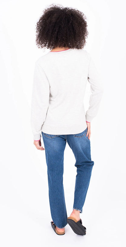 Brakeburn Womens 'Tiger Sweater' - Grey