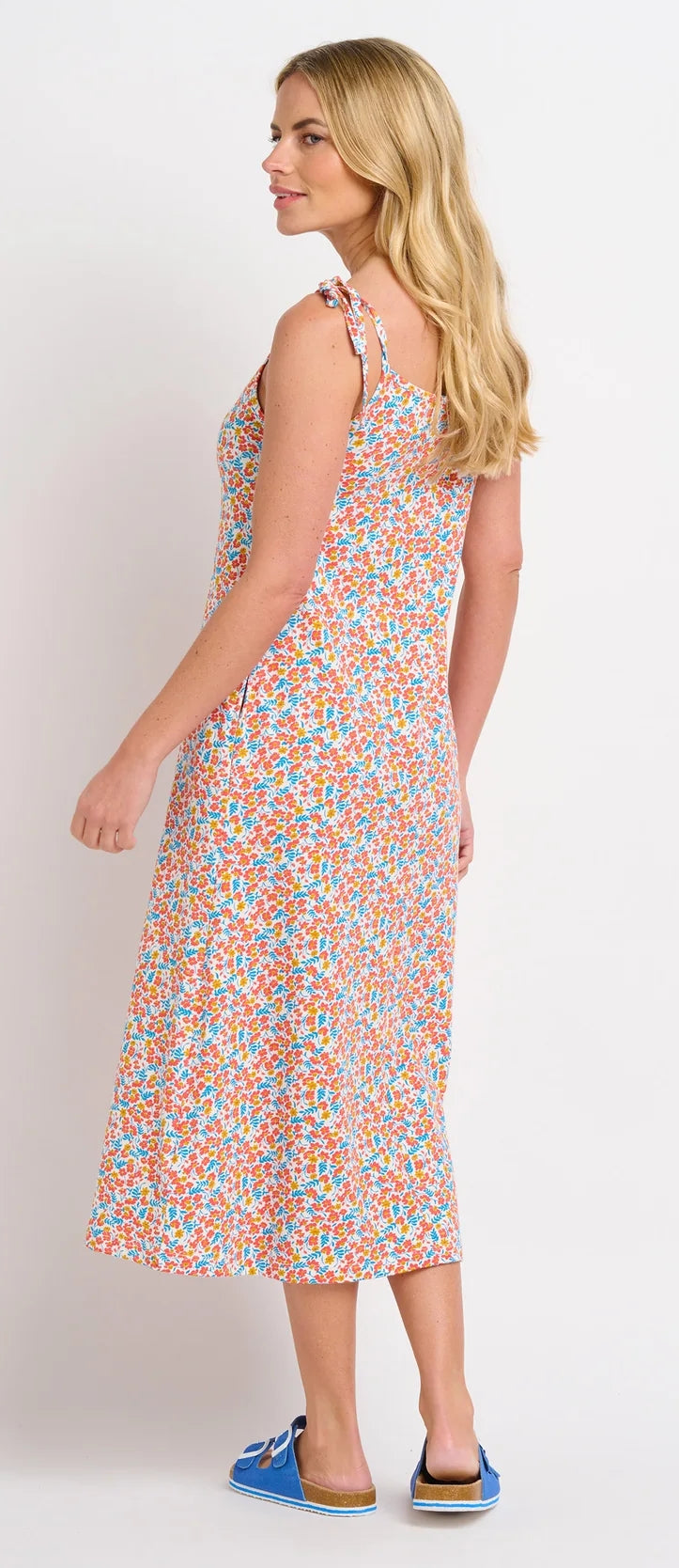 Brakeburn Womens 'Whimsical Floral Strappy Dress' - Multicoloured