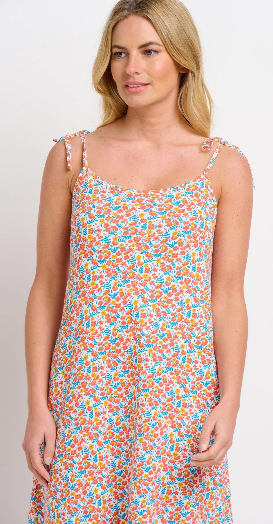 Brakeburn Womens 'Whimsical Floral Strappy Dress' - Multicoloured