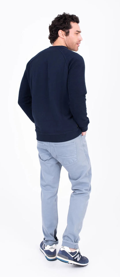 Brakeburn Mens Applique Sweatshirt - Blue