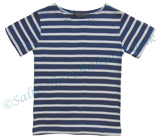 Captain Corsaire Kids 'Starboard' Stripe Tee - Matelot Blue / White