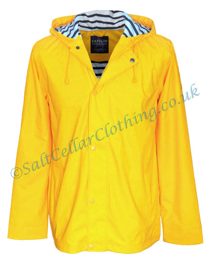 Captain Corsaire Unisex 'Roscoff' Waterproof Raincoat - Yellow