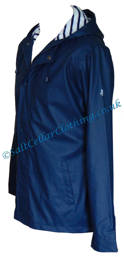 Captain Corsaire Unisex 'Roscoff' Waterproof Raincoat - Navy