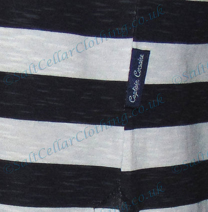 Captain Corsaire Womens Ivana Stripe Dress - White / Navy