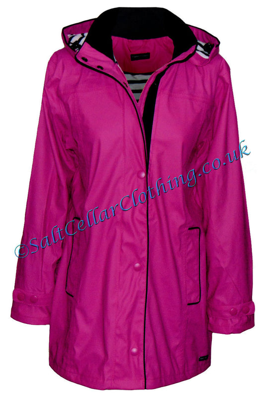 Captain Corsaire women's Regate Ete style waterproof jacket in Dahlia Pink