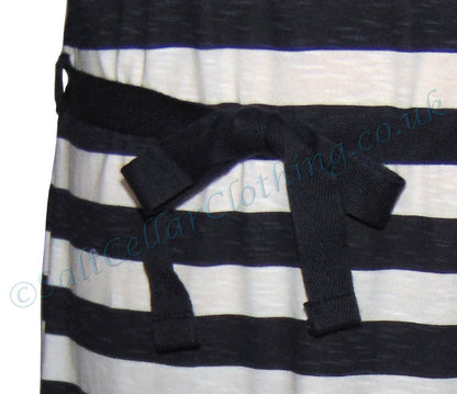 Captain Corsaire Womens Ivana Stripe Dress - White / Navy