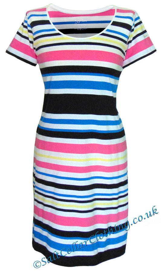 Captain Corsaire Womens 'Wendy' Striped Dress - Multicoloured