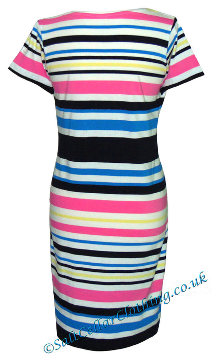 Captain Corsaire Womens 'Wendy' Striped Dress - Multicoloured
