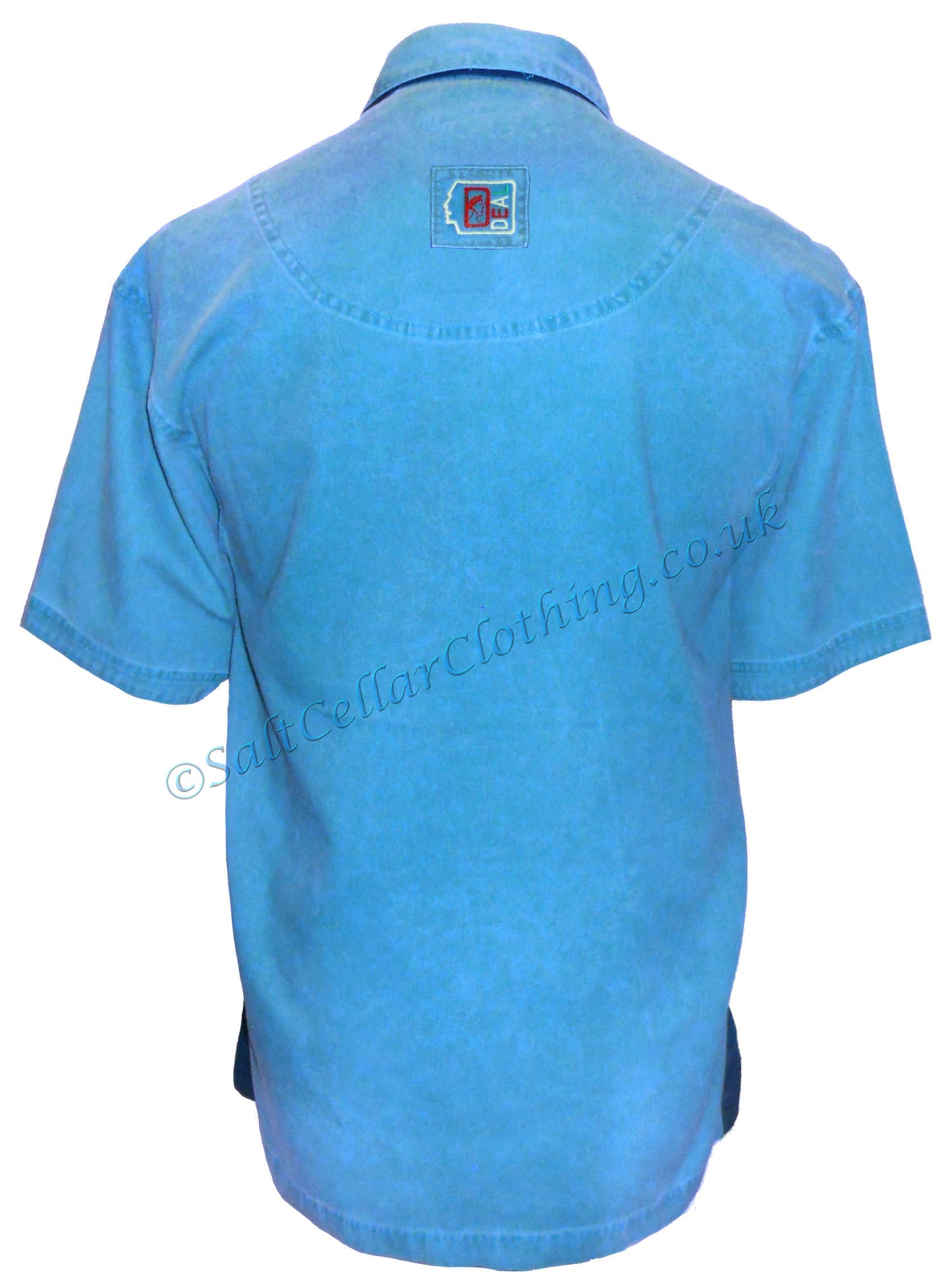 Deal Clothing Mens 'AS113' Short-Sleeved Pullover Shirt - Sky Blue