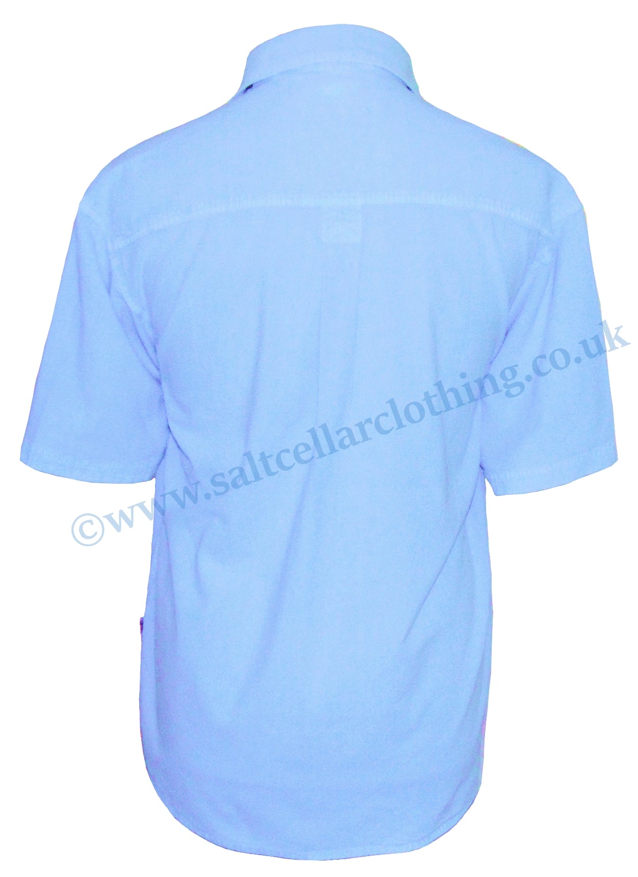 Deal Clothing Mens 'AS101' Short-Sleeved Shirt - Sky Blue
