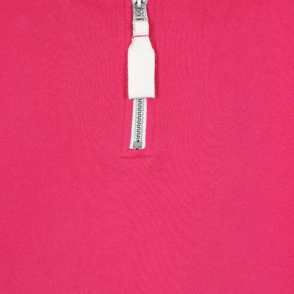 Zip neck kids sweatshirt from Lazy Jacks in pink