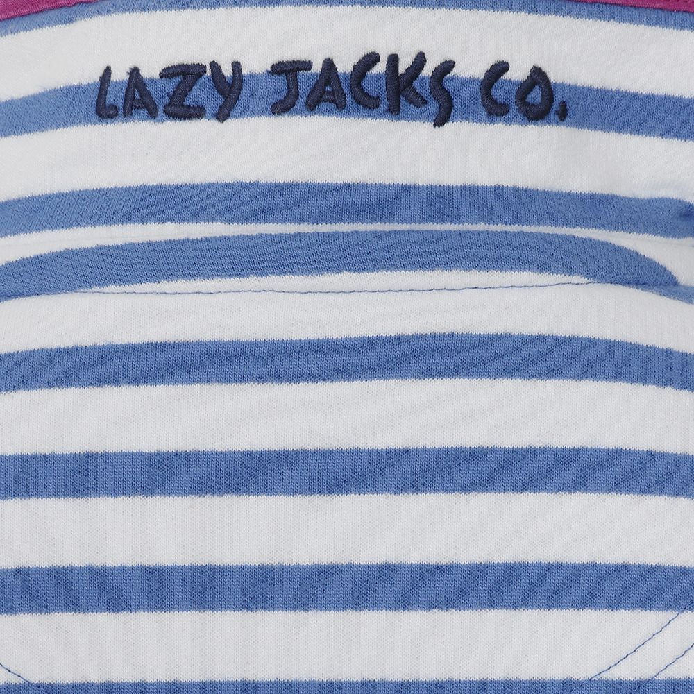 Lazy Jacks Kids LJ35C 1/4 Zip Sweatshirt - Sapphire Blue