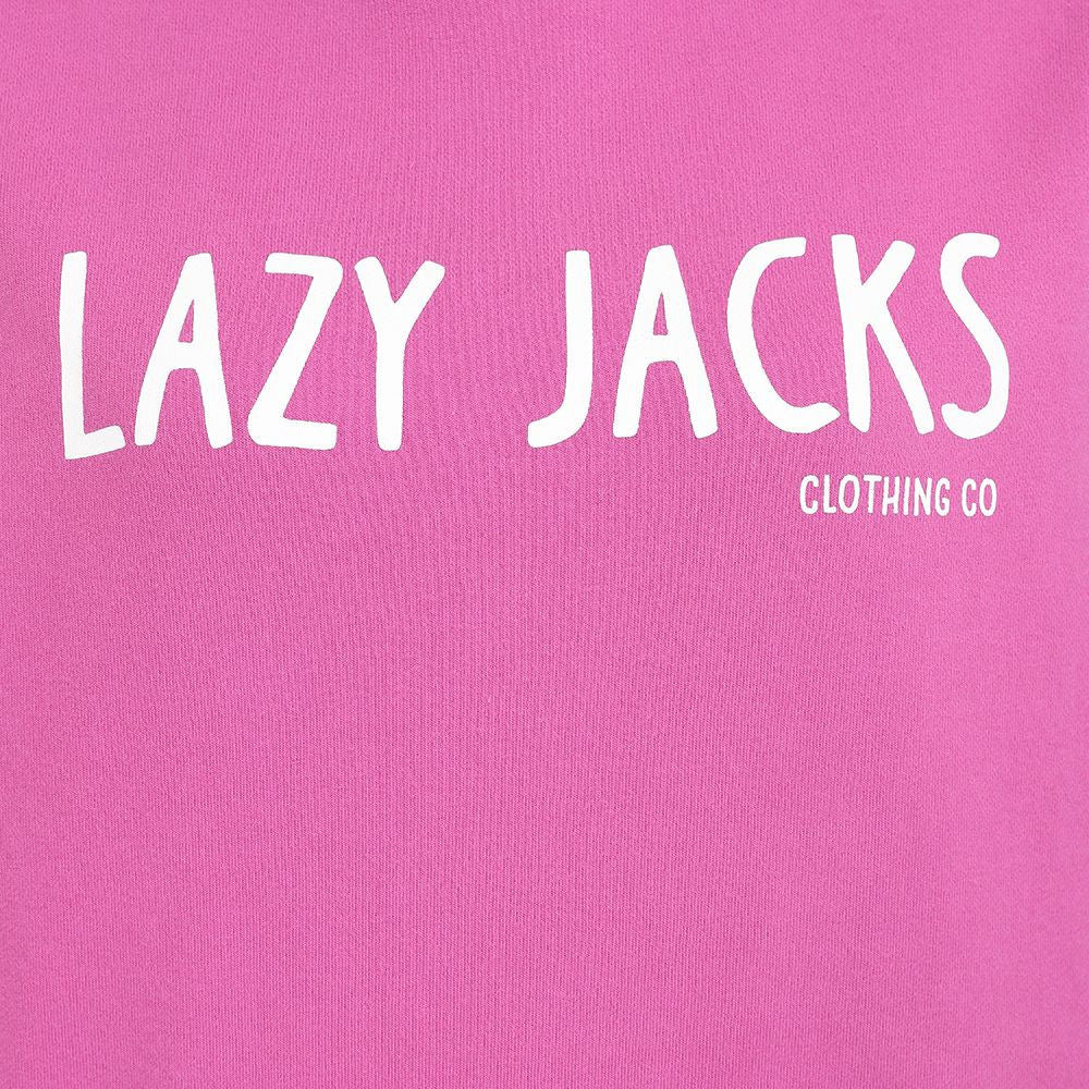Lazy Jacks Womens 'LJ7' Pullover Hoody - Raspberry