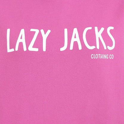 Lazy Jacks Womens 'LJ7' Pullover Hoody - Raspberry