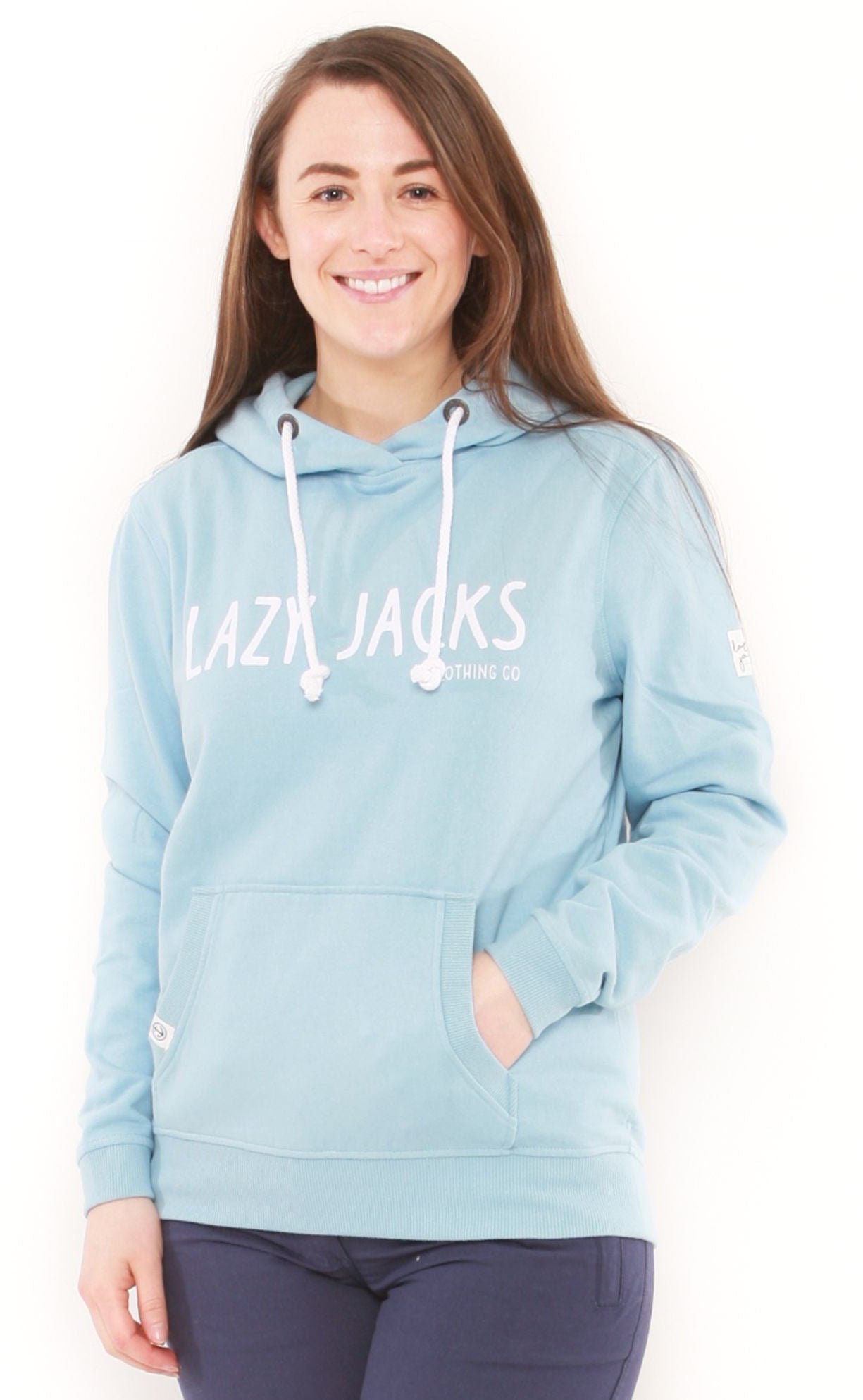 Lazy Jacks Womens 'LJ7' Pullover Hoody - Sky
