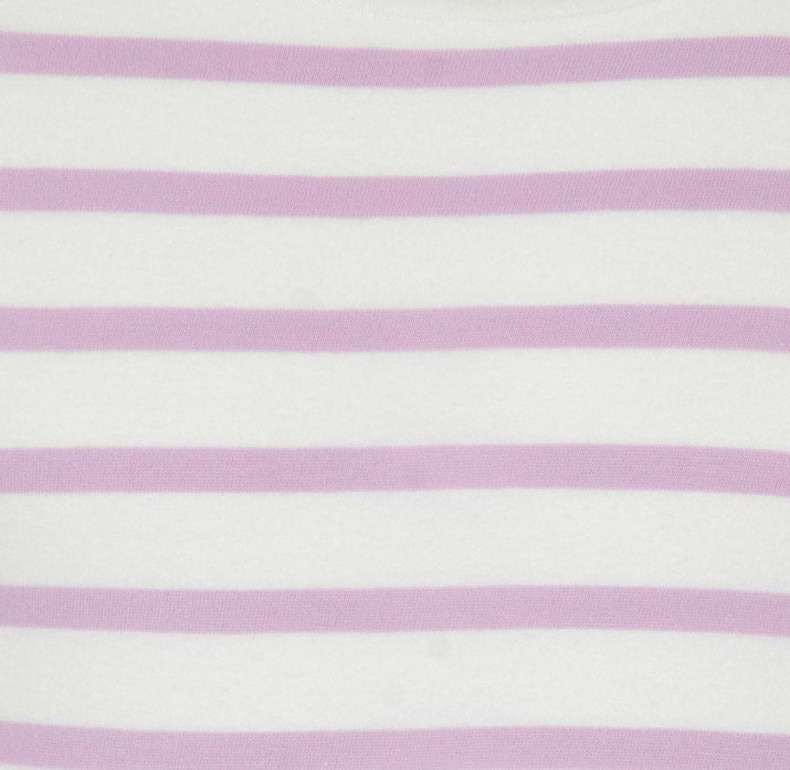 Lazy Jacks Kids 'L97C' Stripe Long Sleeved Tee - Chalky Pink