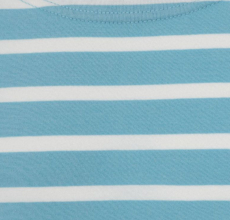 Lazy Jacks Kids 'L97C' Stripe Long Sleeved Tee - Reef Blue