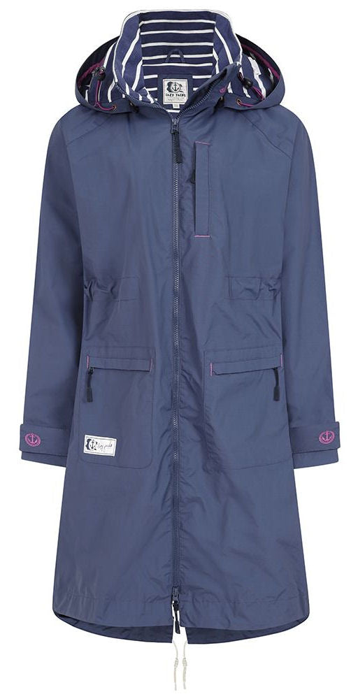 Lazy Jacks women's LJ67 waterproof raincoat from Lazy Jacks in Marine Navy.