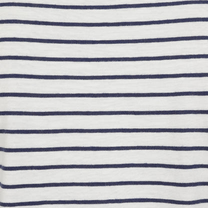 Lazy Jacks Womens 'LJ162' Short Sleeve Stripe Tee - Twilight Blue