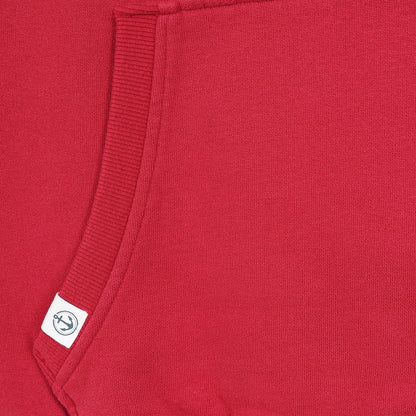 Lazy Jacks Mens 'LJ21' Printed Hoodie - Crimson Red