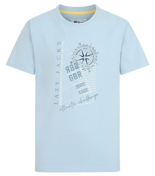 Lazy Jacks Kids 'LJ15C' Printed Tee - Dusk