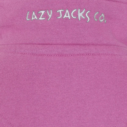 Lazy Jacks Kids 'LJ3CP' Porthleven Print Sweatshirt - Raspberry Pink