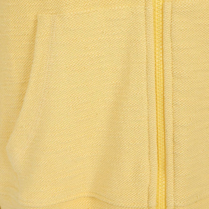Lazy Jacks Womens 'LJ102' Textured Hoody - Lemon Yellow