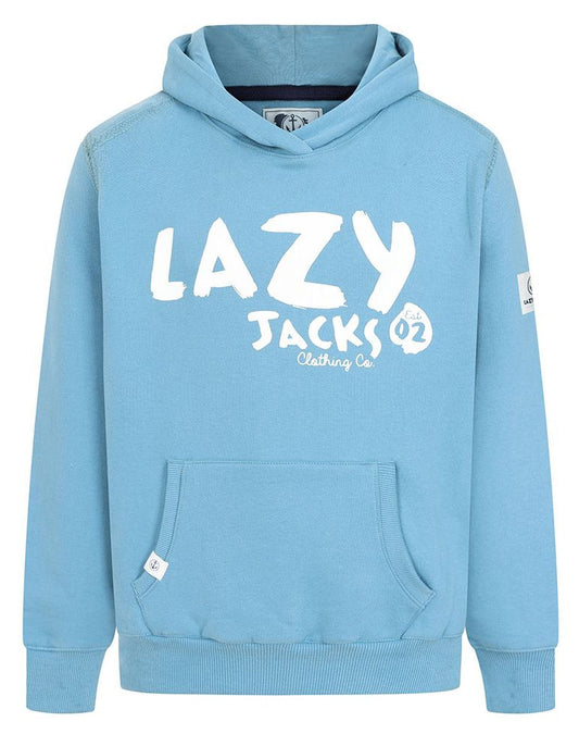 Lazy Jacks Kids 'LJ21C' Pullover Hoody - Niagra Blue