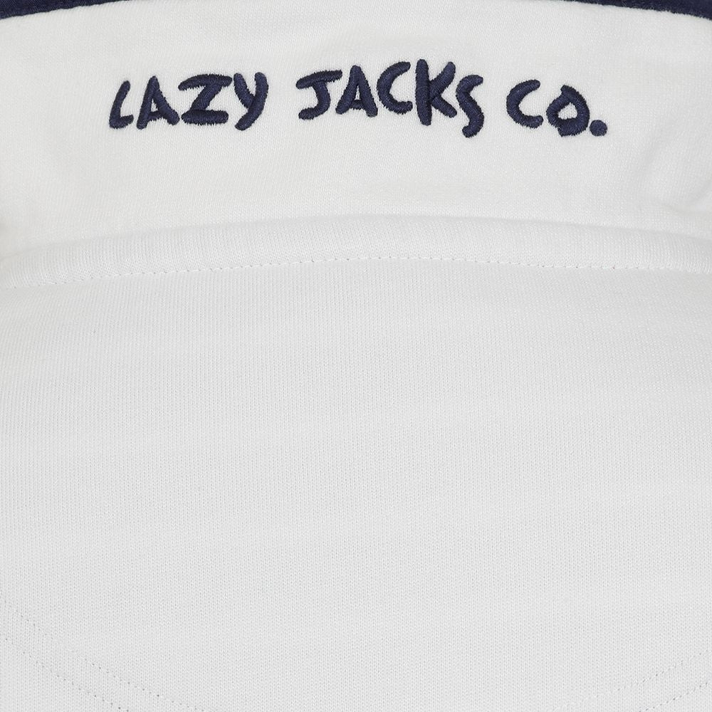 Women's Lazy Jacks sweatshirt with embroidered logo collar