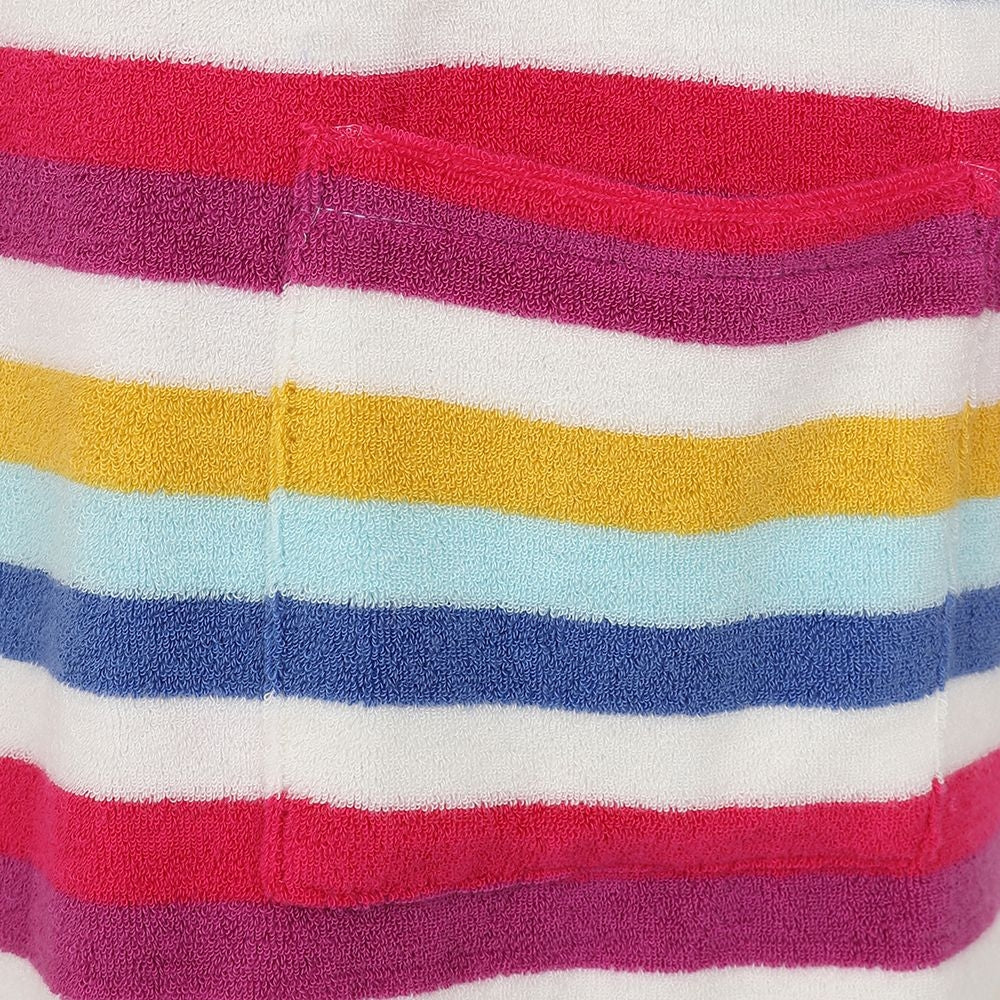 Lazy Jacks Womens 'LJ65' Towelling Beach Robe - Multicolour Stripe