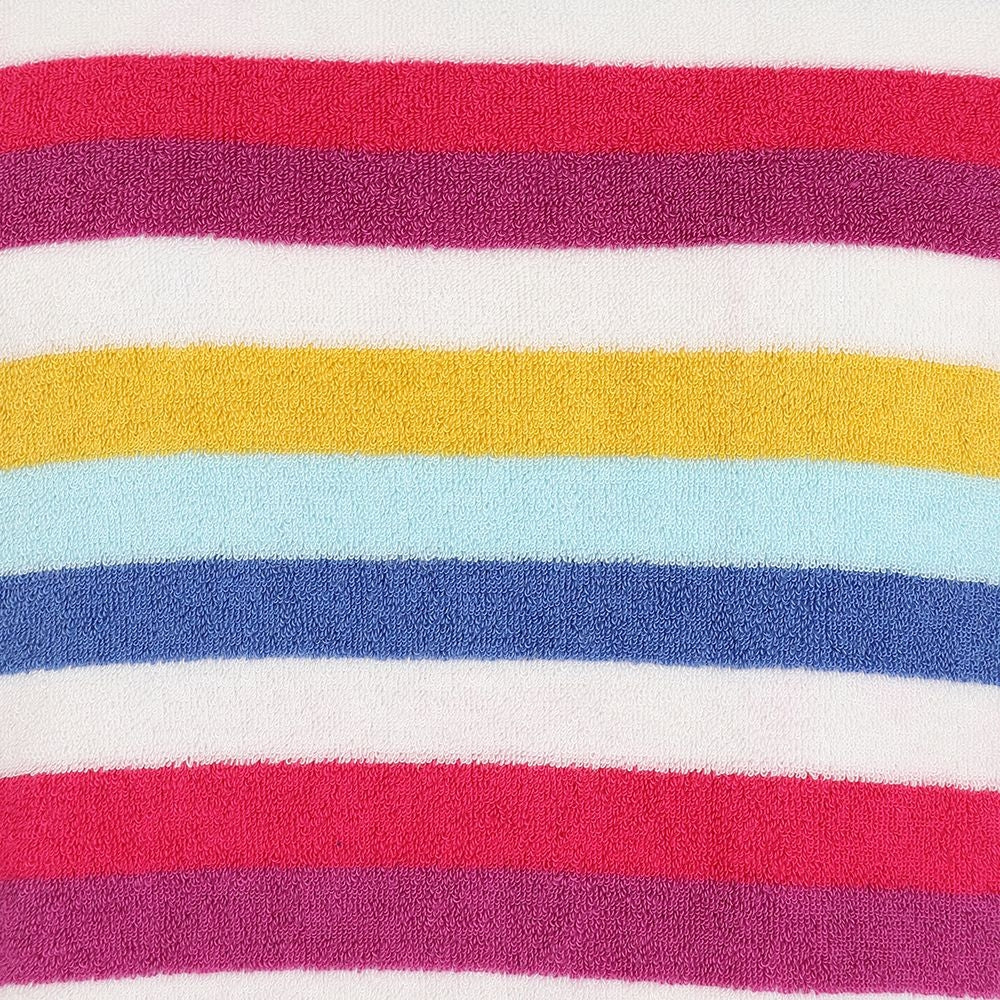 Lazy Jacks Womens 'LJ65' Towelling Beach Robe - Multicolour Stripe