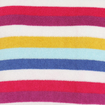 Lazy Jacks Womens 'LJ65' Towelling Beach Robe - Multicolour Stripe