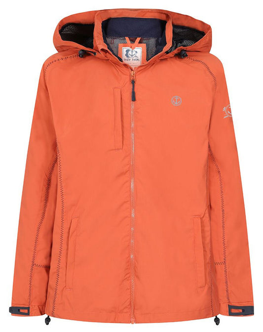 Lazy Jacks men's LJ60 waterproof rain coat in Orange.
