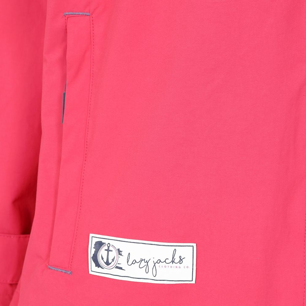 Lazy Jacks Womens LJ45 Waterproof Jacket Lipstick