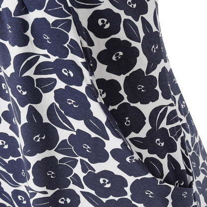 Lazy Jacks Womens 'LJ116' Printed Tunic - Bloom Navy