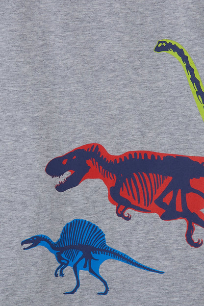 Lighthouse Kids 'Oliver' Short Sleeve Dinosaur Print Tee