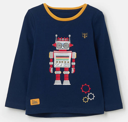 Lighthouse Kids 'Oliver' Long Sleeve Tee - Robot