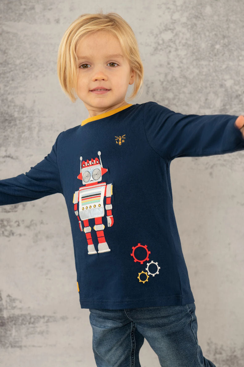 Lighthouse Kids 'Oliver' Long Sleeve Tee - Robot