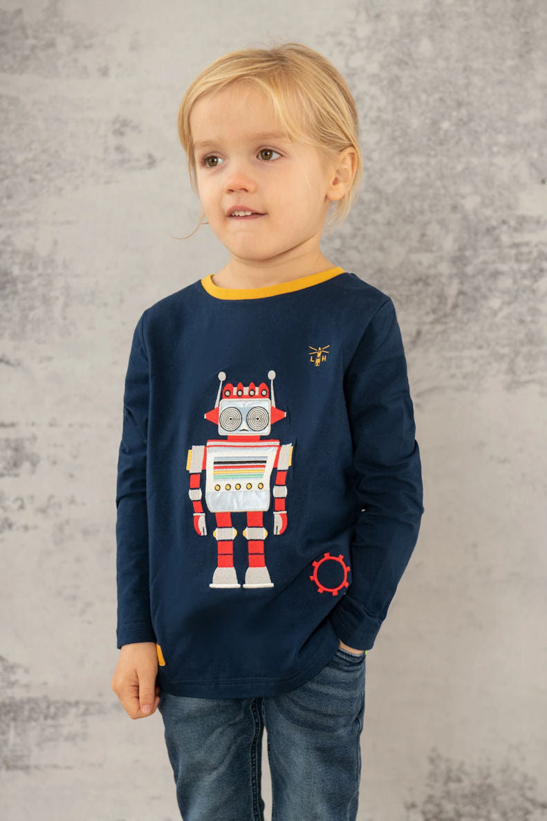 Lighthouse Kids 'Oliver' Long Sleeve Tee - Robot