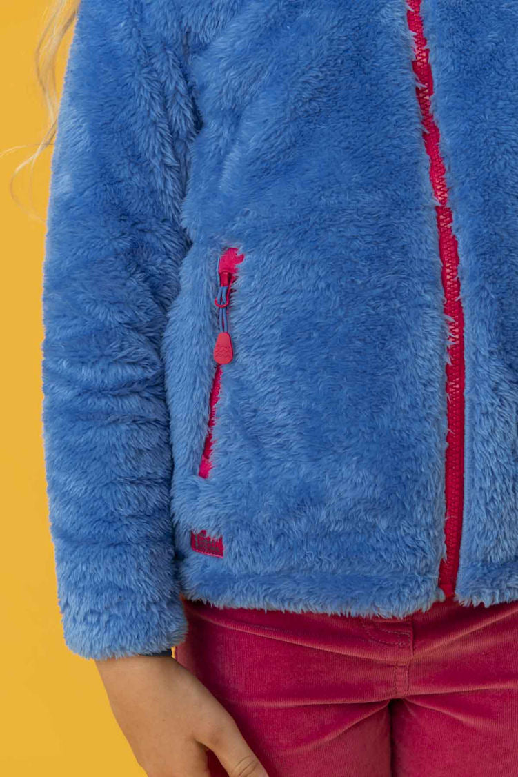 Lighthouse Kids 'Gracie' Hooded Fleece - Cornflower Blue