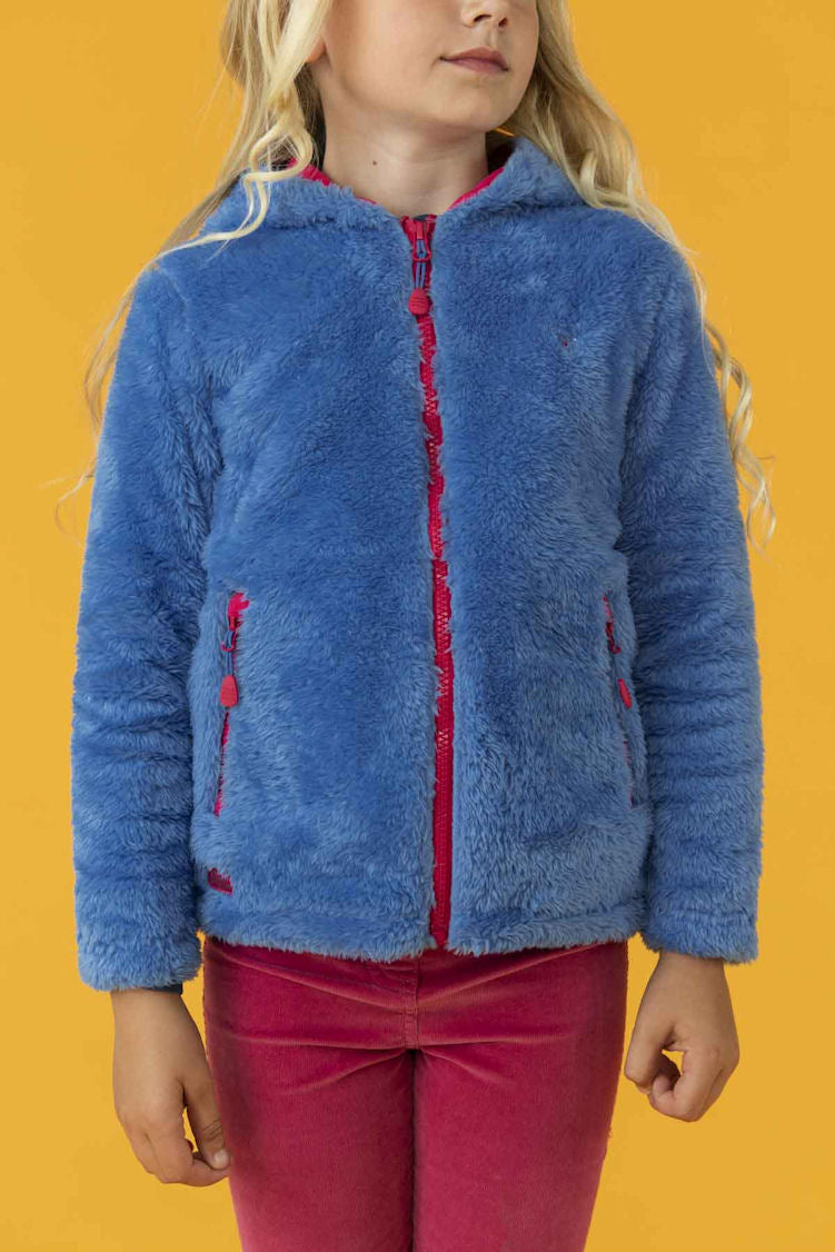 Lighthouse Kids 'Gracie' Hooded Fleece - Cornflower Blue