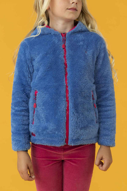 Lighthouse Kids 'Gracie' Hooded Fleece - Cornflower Blue