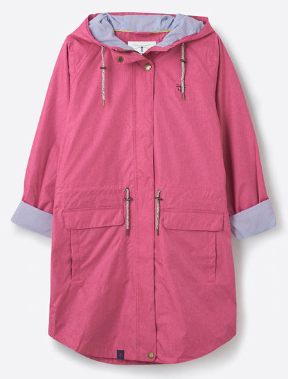 Women's Alice style waterproof rain jacket from Lighthouse in Pink.