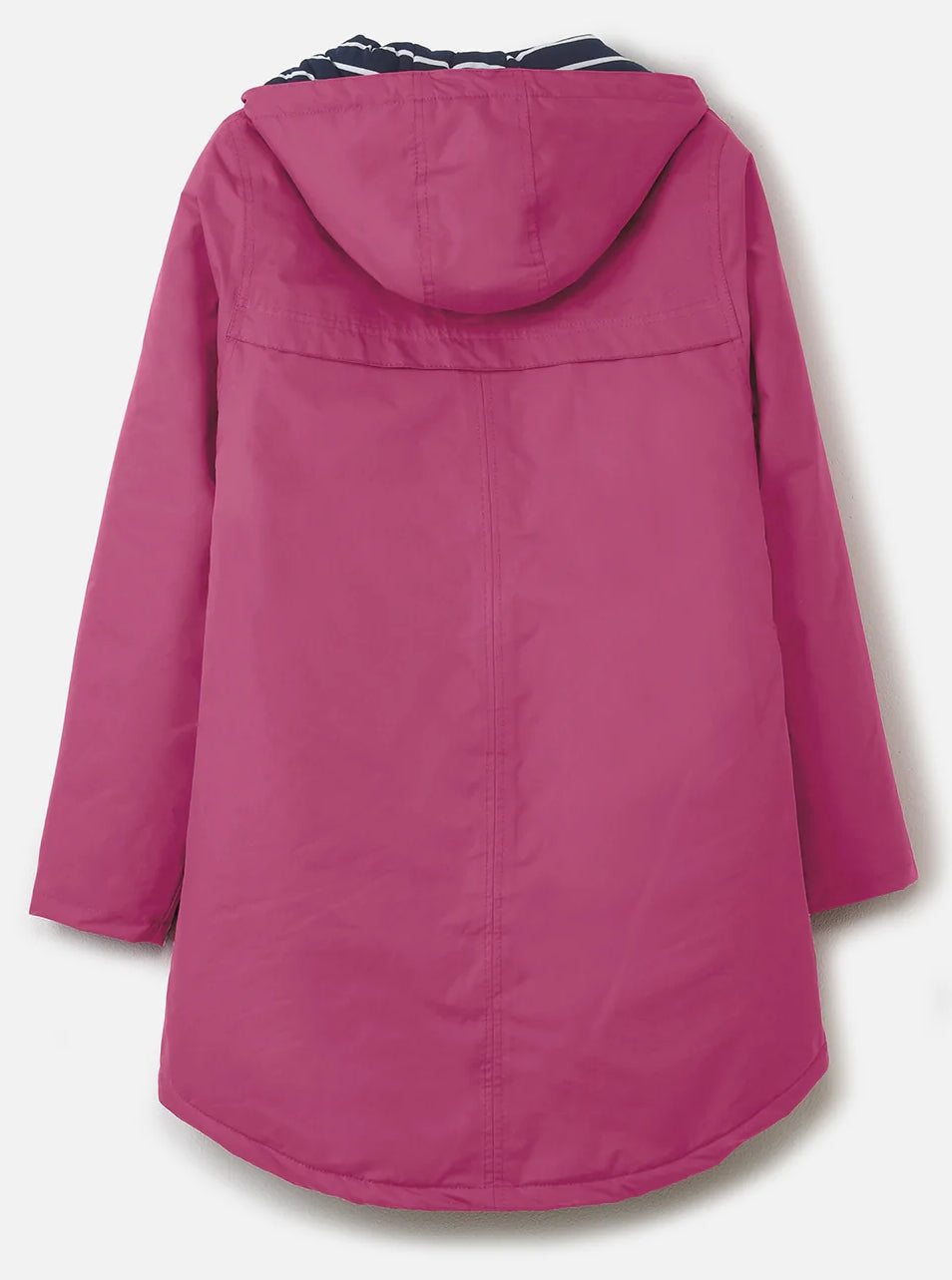 Berry coloured women's waterproof Iona Long jacket from Lighthouse.